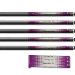 Alternative view of Spin Elite - Gradient Purple on Retro-Reflective White