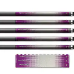 Alternative view of Wave Edge - Gradient Purple on Retro-Reflective White