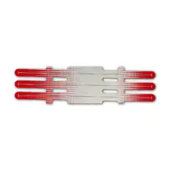 Vortex - Gradient Red on Retro-Reflective White