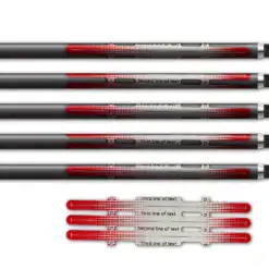 Alternative view of Vortex - Gradient Red on Retro-Reflective White