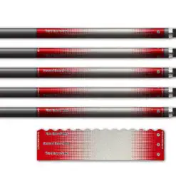 Alternative view of Wave Edge - Gradient Red on Retro-Reflective White