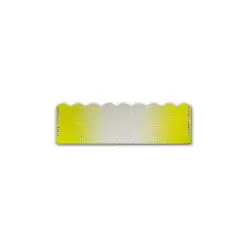 Shorty - Gradient Yellow on Retro-Reflective White