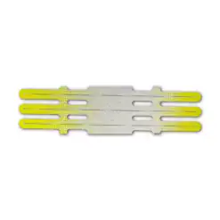 Vortex - Gradient Yellow on Retro-Reflective White