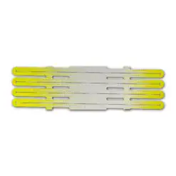 4 Fletch Vortex - Gradient Yellow on Retro-Reflective White