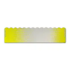 Wave Edge - Gradient Yellow on Retro-Reflective White