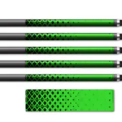 Halftone Black on Green Regular
