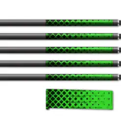 Halftone Black on Green Spin Elite