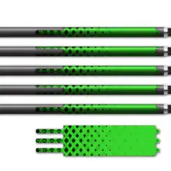 Halftone Black on Green Ultralight