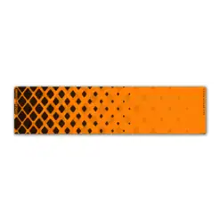 Halftone Black on Orange Regular