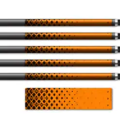 Halftone Black on Orange Regular