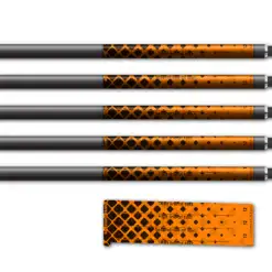 Halftone Black on Orange Spin Elite