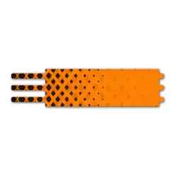 Halftone Black on Orange Ultralight