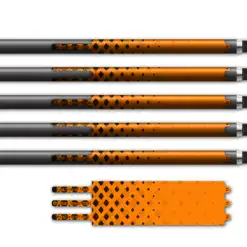 Halftone Black on Orange Ultralight