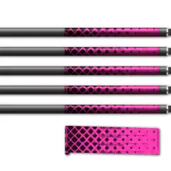 Halftone Black on Flo Pink Spin Elite