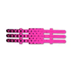 Halftone Black on Flo Pink Vortex 3f
