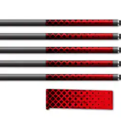 Spin Elite - Halftone Black on Fluor Red