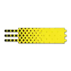 Halftone Black on Flo Yellow Ultralight