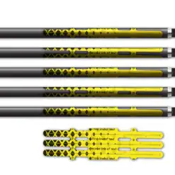 Halftone Black on Yellow Vortex 3f
