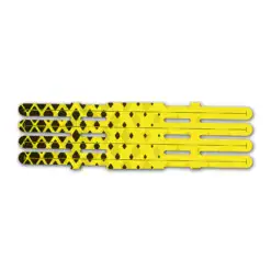 Halftone Black on Flo Yellow Vortex 4f