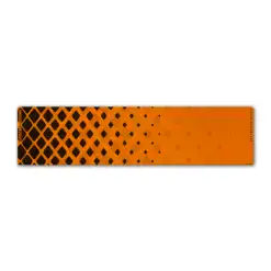Regular - Halftone Black on Retro-Reflective Orange