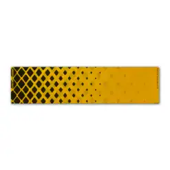 Regular - Halftone Black on Retro-Reflective Yellow