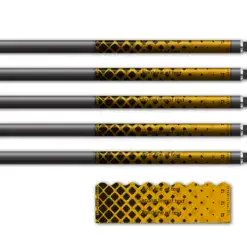 Alternative view of Shorty - Halftone Black on Retro-Reflective Yellow