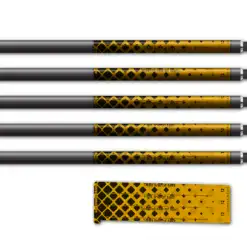 Alternative view of Spin Elite - Halftone Black on Retro-Reflective Yellow
