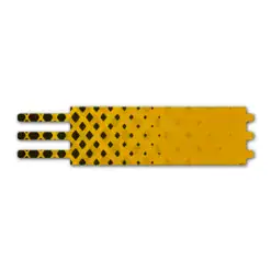 Ultralight - Halftone Black on Retro-Reflective Yellow