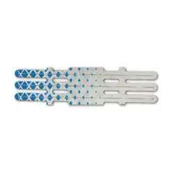 Vortex - Halftone Blue on Retro-Reflective White