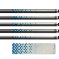 Alternative view of Wave Edge - Halftone Blue on Retro-Reflective White