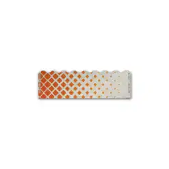 Shorty - Halftone Orange on Retro-Reflective White