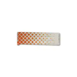 Spin Elite - Halftone Orange on Retro-Reflective White