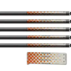 Alternative view of Spin Elite - Halftone Orange on Retro-Reflective White