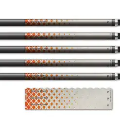 Alternative view of Wave Edge - Halftone Orange on Retro-Reflective White
