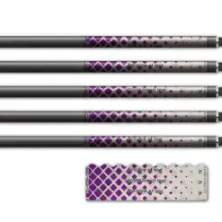 Alternative view of Shorty - Halftone Purple on Retro-Reflective White
