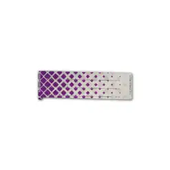 Spin Elite - Halftone Purple on Retro-Reflective White