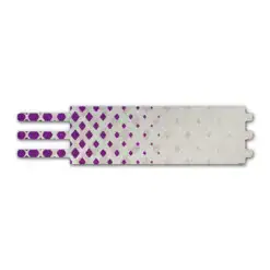 Ultralight - Halftone Purple on Retro-Reflective White