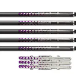 Alternative view of Vortex - Halftone Purple on Retro-Reflective White