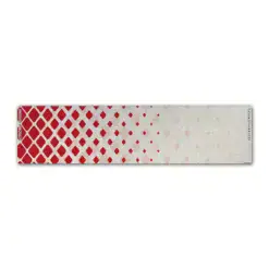 Regular - Halftone Red on Retro-Reflective White