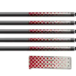 Alternative view of Spin Elite - Halftone Red on Retro-Reflective White