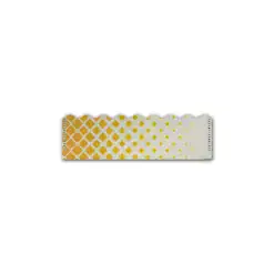 Shorty - Halftone Yellow on Retro-Reflective White