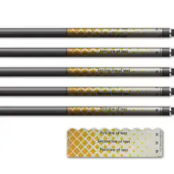 Alternative view of Shorty - Halftone Yellow on Retro-Reflective White