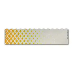 Wave Edge - Halftone Yellow on Retro-Reflective White