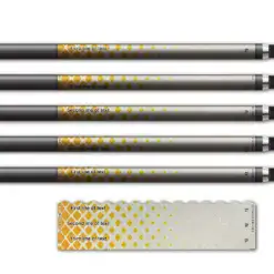 Alternative view of Wave Edge - Halftone Yellow on Retro-Reflective White