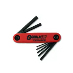 Bondhus GorillaGrip Fold-Up Hex Key Set HF7MS