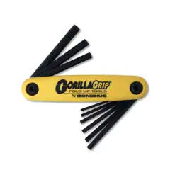 Bondhus GorillaGrip Fold-Up Hex Key Set HF9