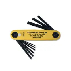 Alternative view of Bondhus GorillaGrip Fold-Up Hex Key Set HF9S