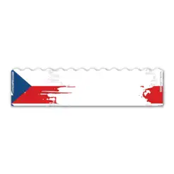 Wave Edge - National Flag Czechia
